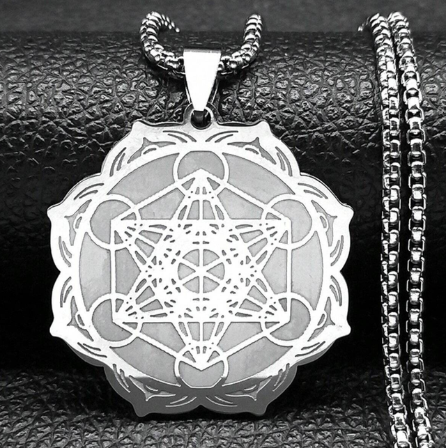 Pendentif Métatron avec sa chaine argent