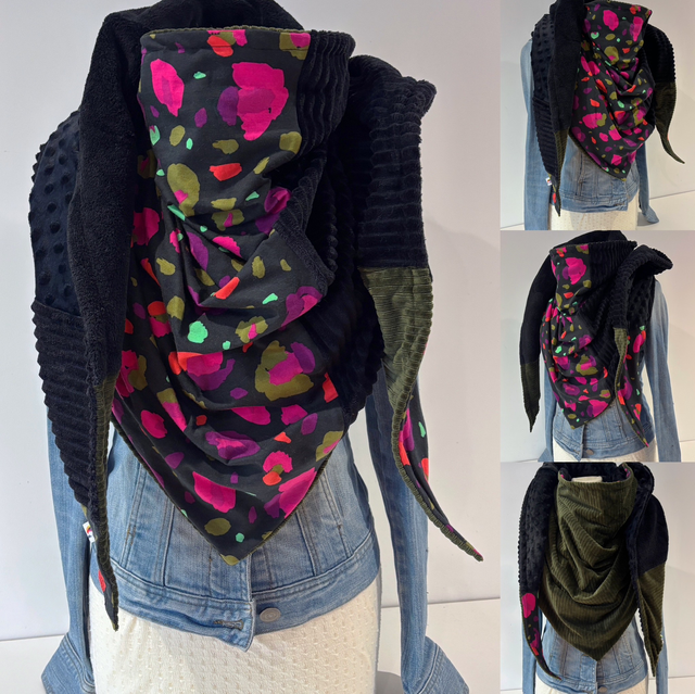 Maxi Chèche Double Patchwork 300