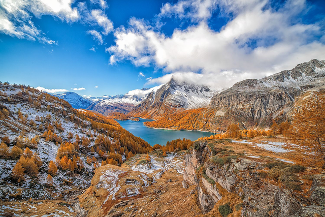 Lago Codelago autunnale