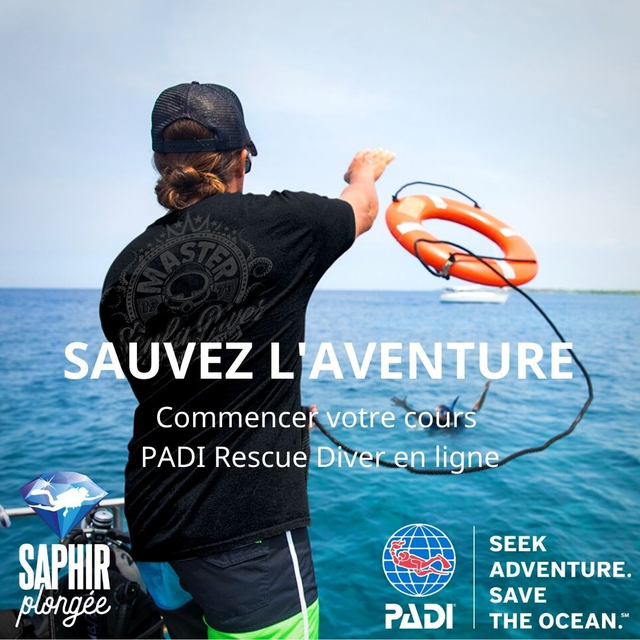 Rescue diver pratique 5 plongées 
