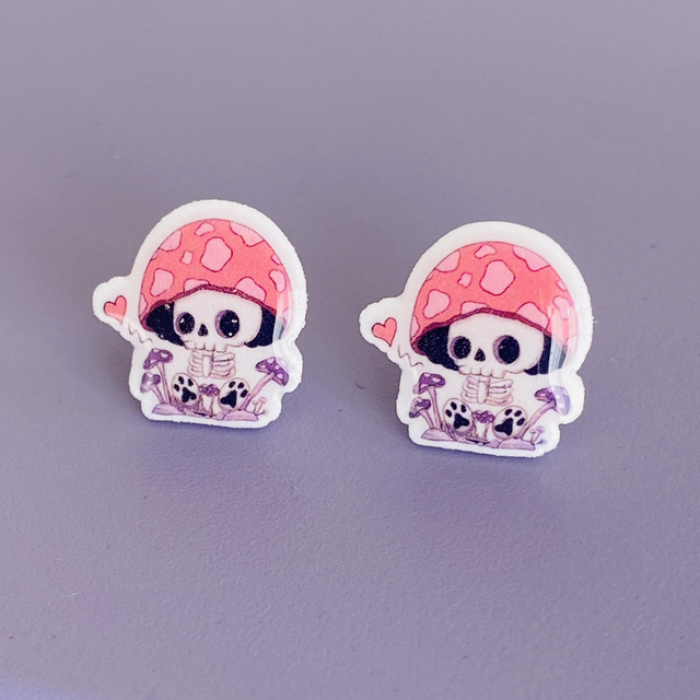 Boucles d’oreilles Skull Love