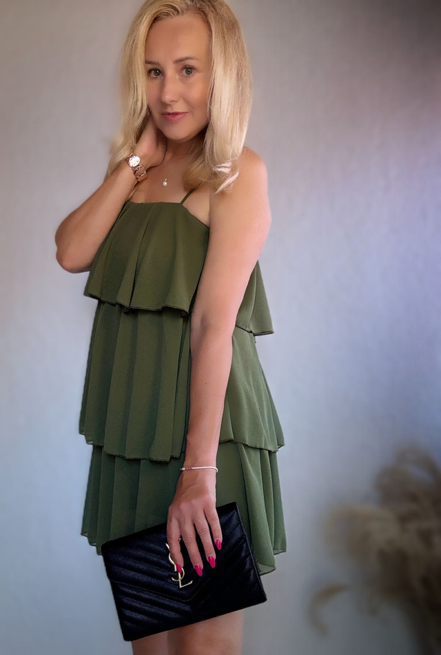 Khaki Kleid Mina