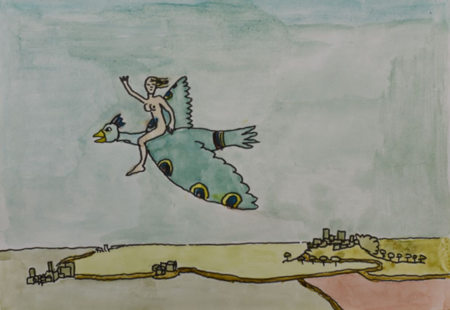 Volando sulla città 