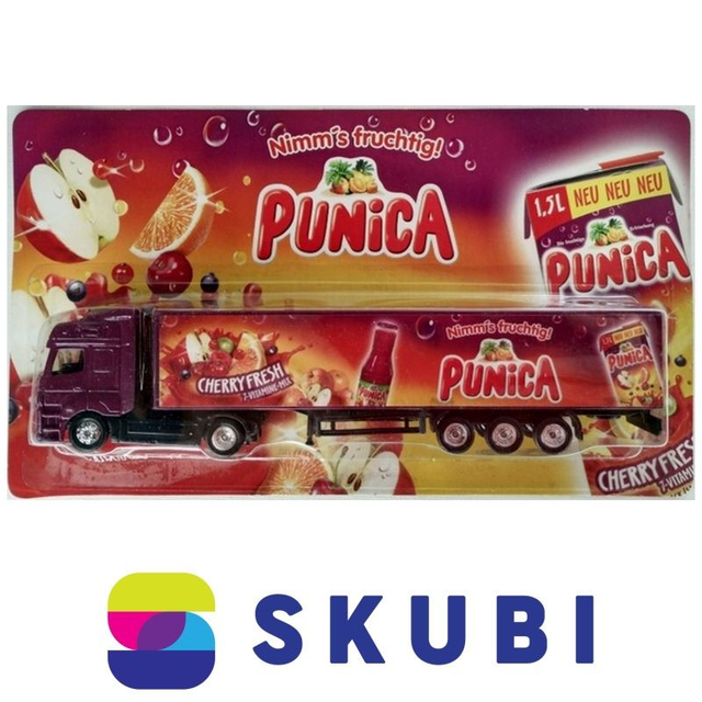 Reklamní kamion s návěsem Mercedes Actros - PUNICA - model 1:87 H0