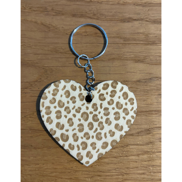 Porte clé coeur &quot;Graou&quot;