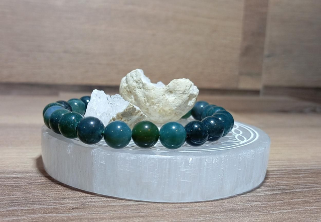 Bracelet Agate Mousse