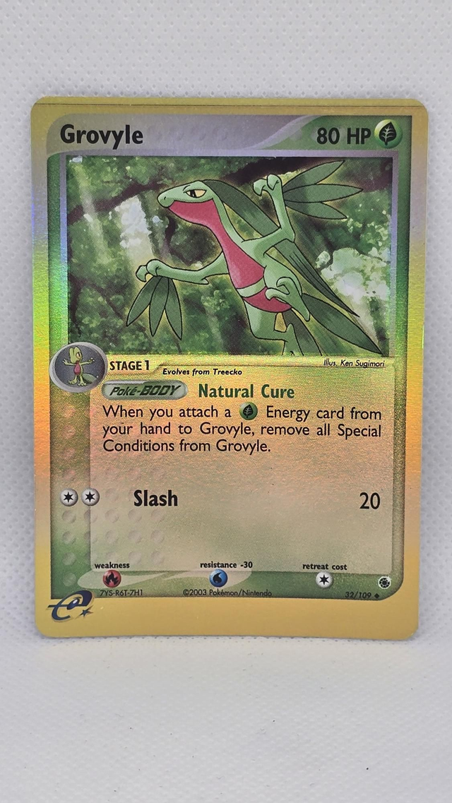 Grovyle (RS 32)
EX Ruby & Sapphire reverse foil  NM 