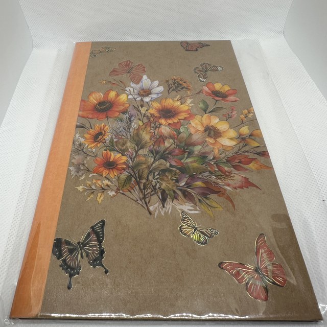 Notizbuch gross Blumenstrauss