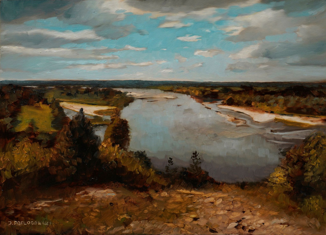 Mięćmierz 30x40 olej płyta 2022 oprawiony