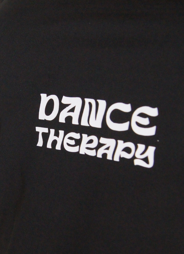Hoodie Black, Unisex, DANCE THERAPY, XL