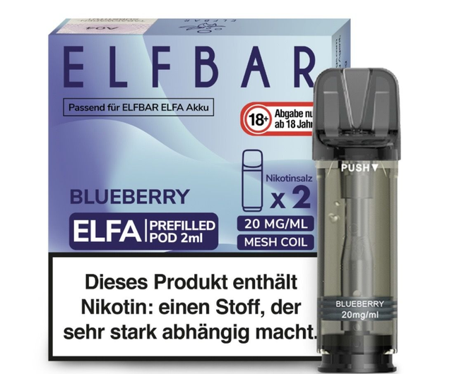 ELFBAR ELFA Prefilled Pods – Blueberry | 20 mg