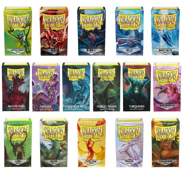 Dragon Shield - Matte Standard Size Sleeves 100pcs