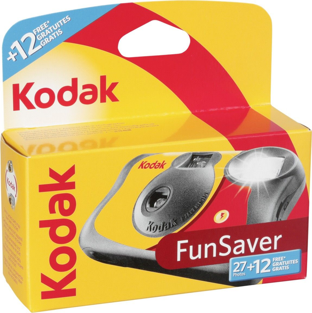 Kodak FUN Flash Single Use Camera, 27+12 Pic