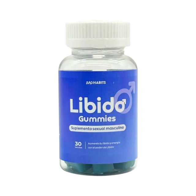 Libido Gummies Suplemento Sexual Masculino 30 Gomitas