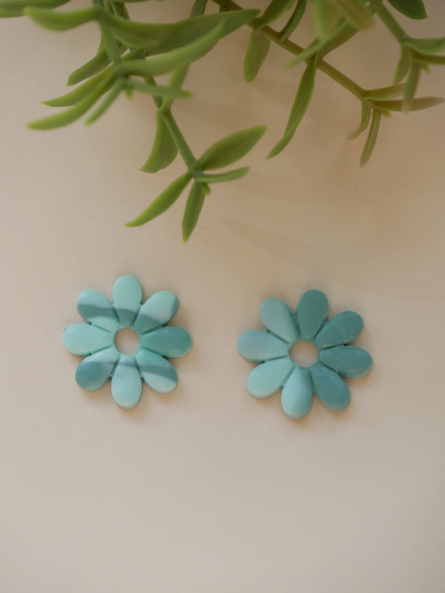 Marguerites vertes nuancées
