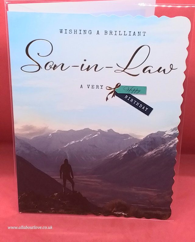 Son-In-Law Birthday Card Stunning Design Quality Card 