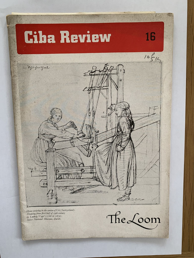 Ciba Review No. 16. 1938 The Loom