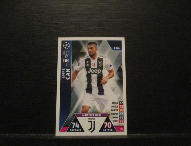 Emre Can - UEFA Champions League Match Attax 2018/19 Original Trading Card #390