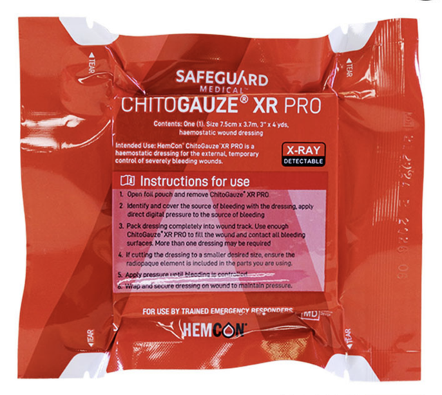 VENDA HEMOSTÁTICA CHITOGAUZE XR PR