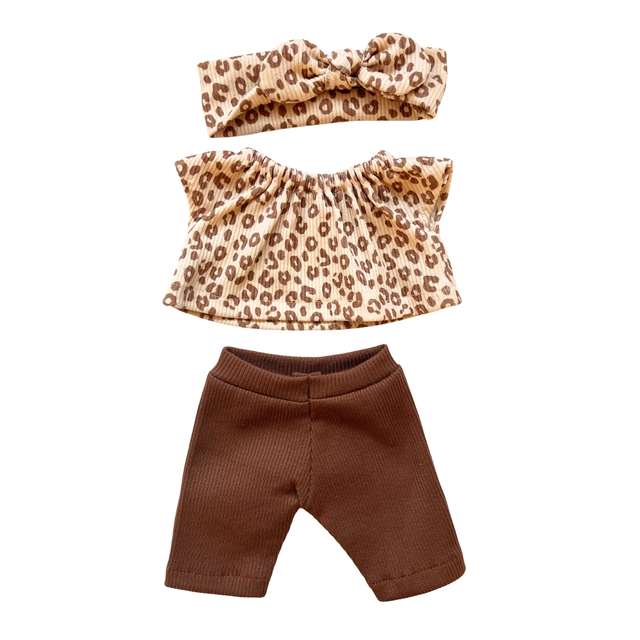 Ensemble léopard legging + bandeau 