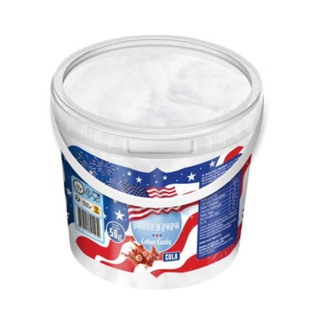 Barbe à Papa Saveur Cola - Pot de 50g