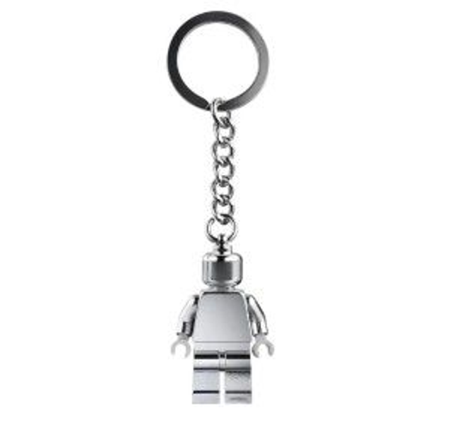 LEGO 854305 silberne Minifigur Schlüsselanhänger