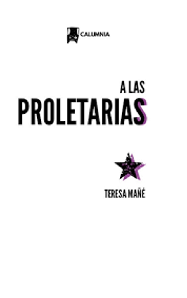 A las proletarias - Teresa Mañé