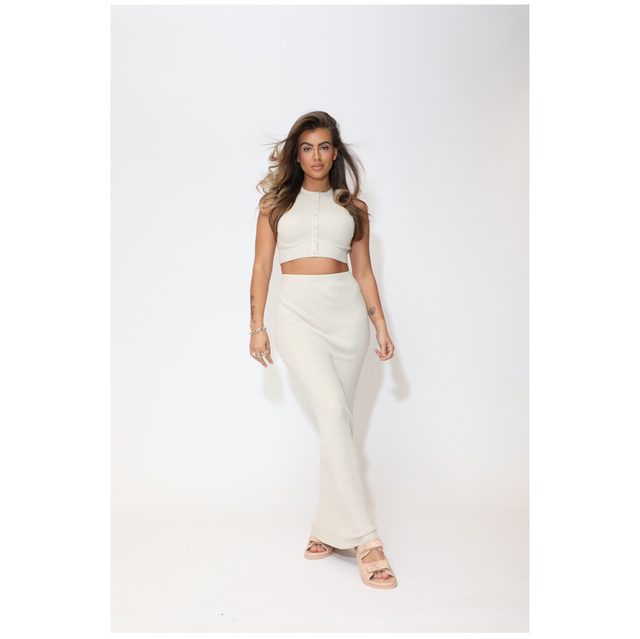 Reinders Knitwear Skirt Creme 