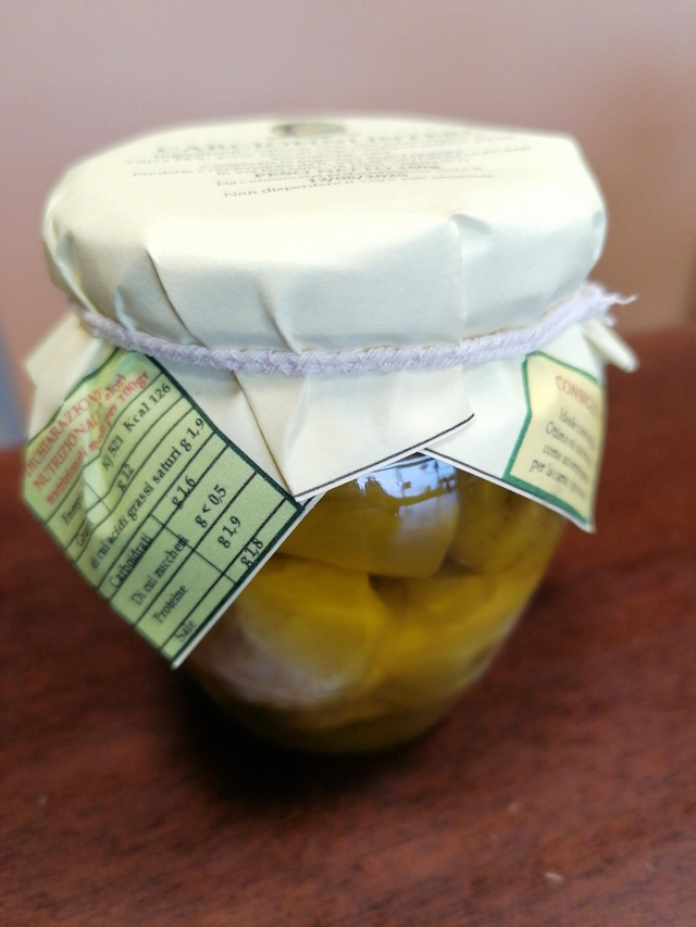 CARCIOFINI INTERI IN OLIO EV 180 GR