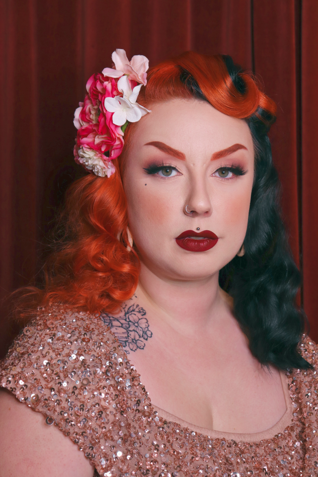 Hairflowers • L • Pink martini