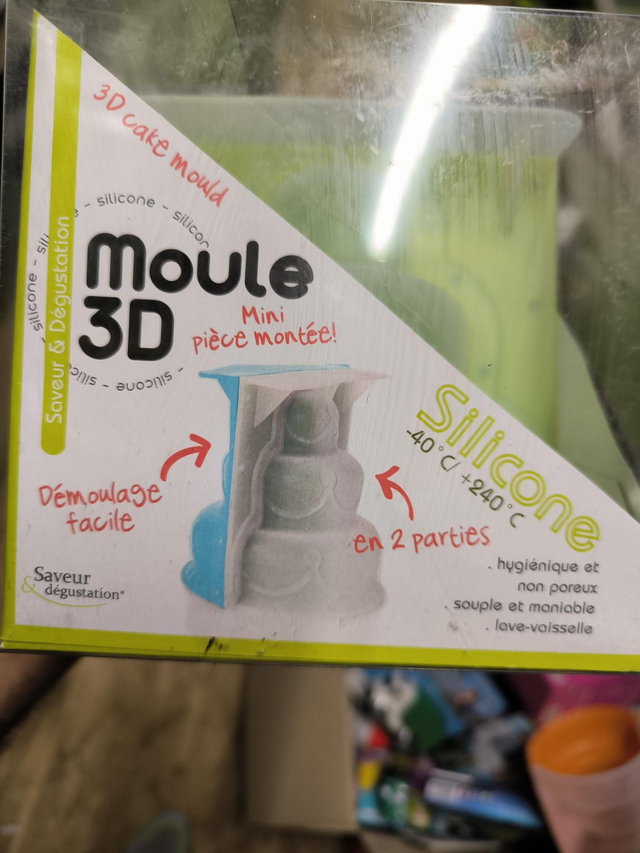 MOULE 3D GÂTEAU 