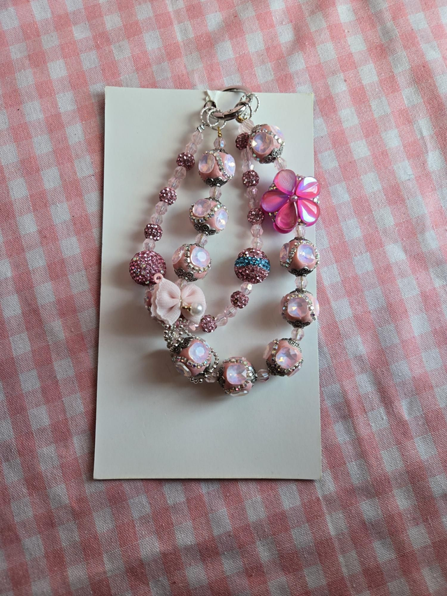 Fancy bagcharm pink