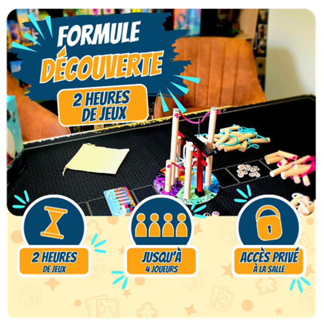 #1 Formule Découverte 2h - 4 joueurs