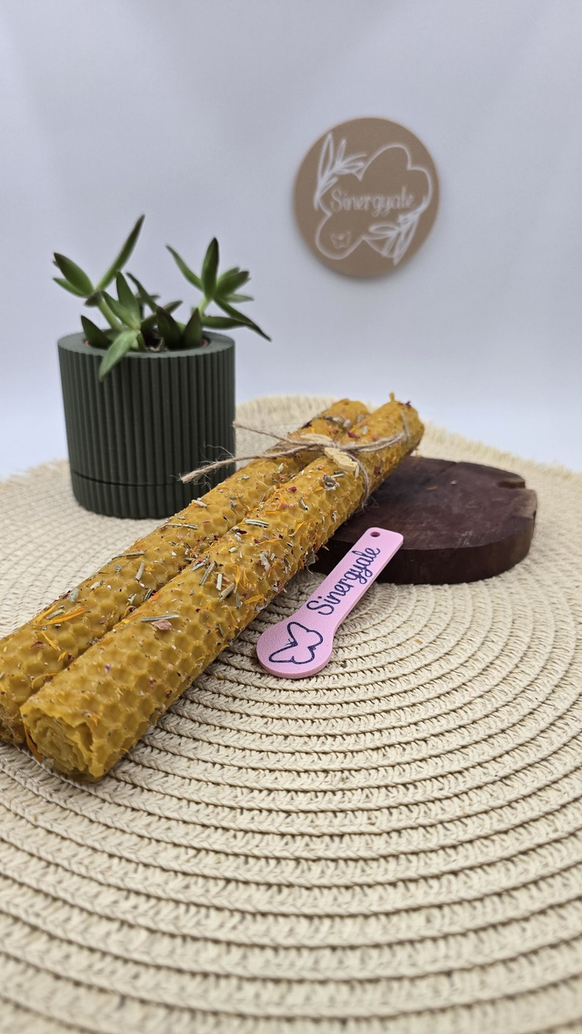 Vela de miel - Candelabro