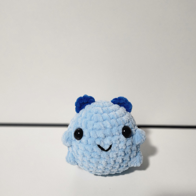 Petit axolotl bleu