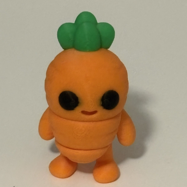 3D Printed Carrot Man 