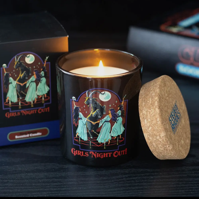Girls night out Dark opium candle by Steven Rhodes