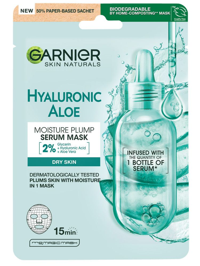 GARNIER MASCHERA IN TESSUTO HYALURONIC ALOE