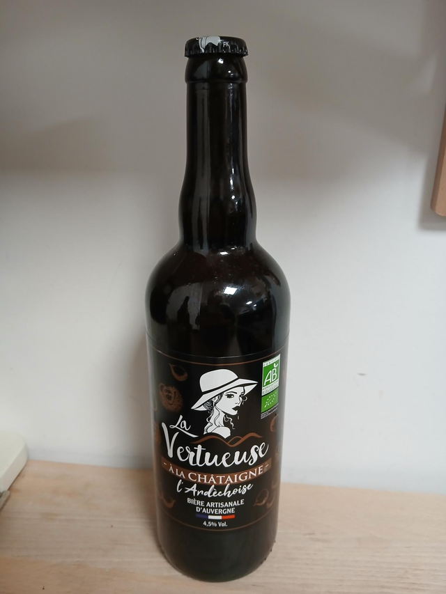Grande bière châtaigne la Vertueuse 