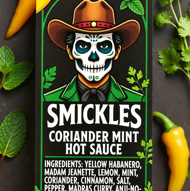 Coriander Mint Hot Sauce