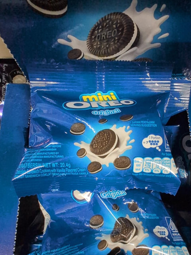 Mini Oreo Bags Original 20.4g X 3 Packs 