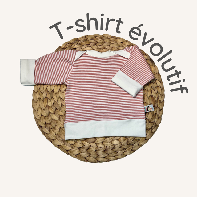 T-shirt manches longues évolutif