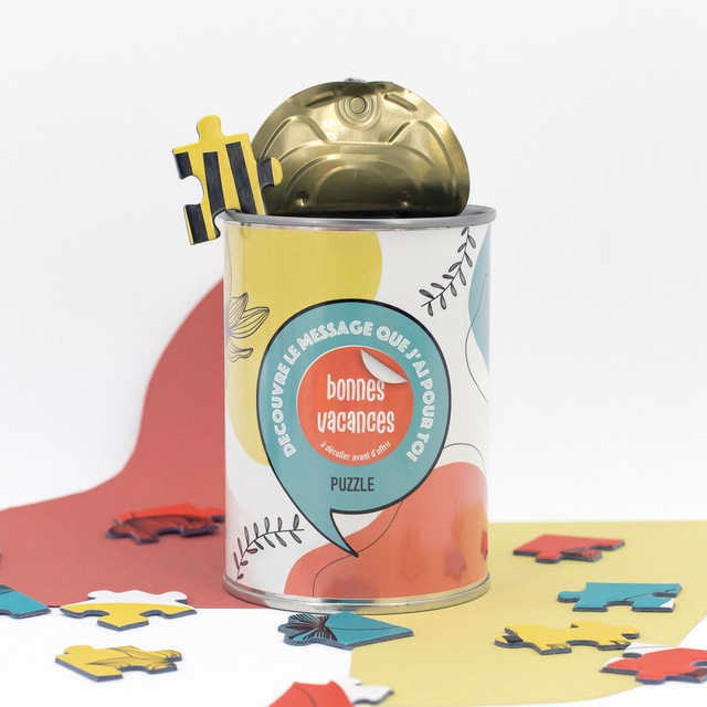 Puzzle à message "Bonnes Vacances"