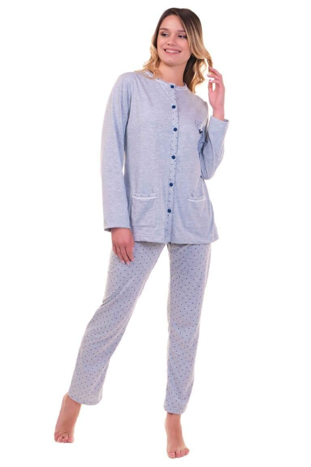 PIGIAMA APERTO IN COTONE SARAH KEY