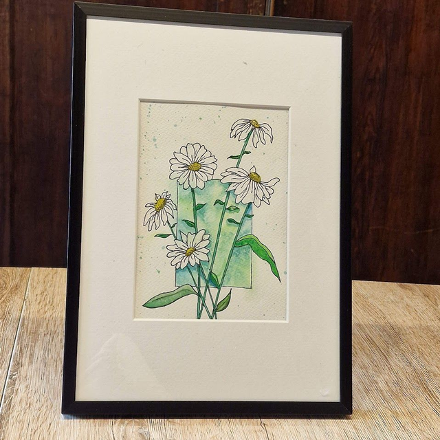 "Marguerites" (13 x 18 cm)