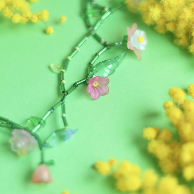 Collier Branches de Fleurs