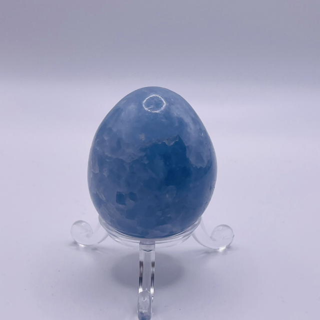 Blue Calcite Egg