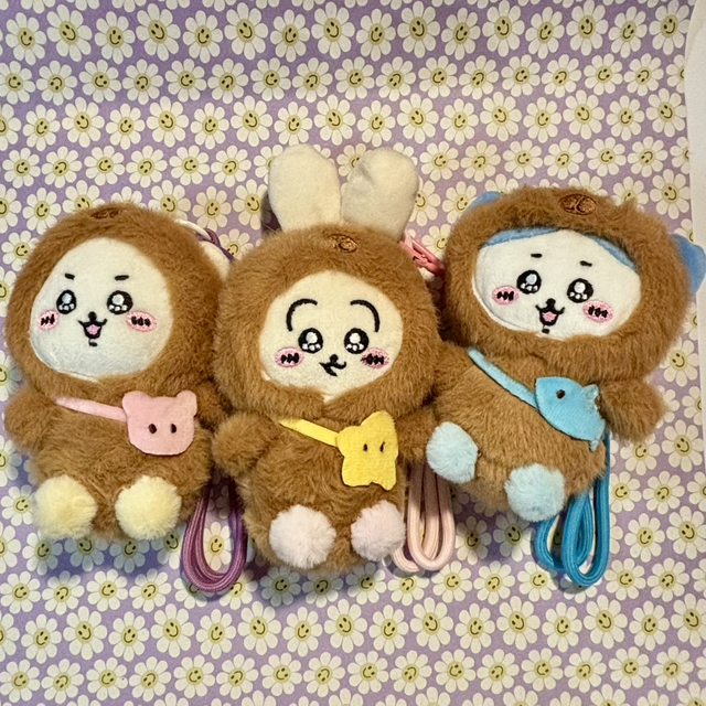 Chiikawa inspired plush pendant keychain 3 to choose