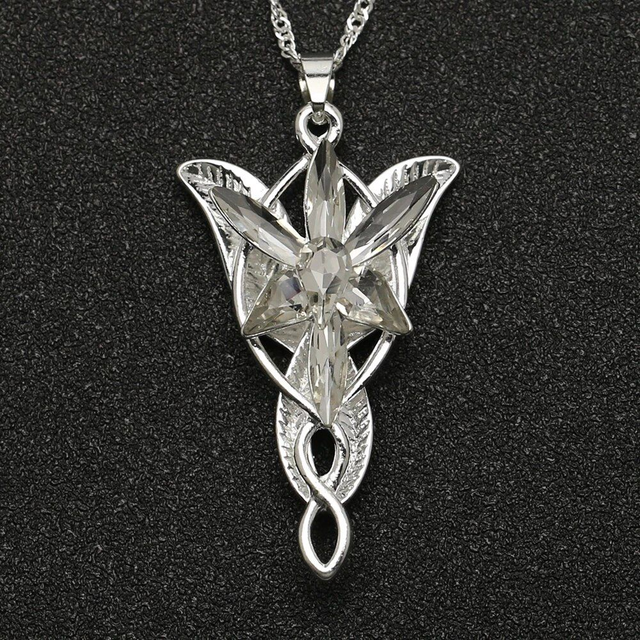 Collana Il Signore degli Anelli Arargorn Galadriel elfi