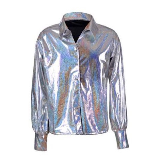 Fabulous silver 70s shirt